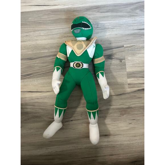 Power Rangers Other - Vintage GREEN Mighty Morphin Power Rangers - Kid Dimension Hasbro 1994 Plush